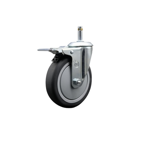 Service Caster FG9T4200BLA FG9T4300BLA FG9T4400BLA Rubbermaid Mobile Shelf Replacement Caster RUB-SCC-GRTTL20S514-TPRB-716138 - main